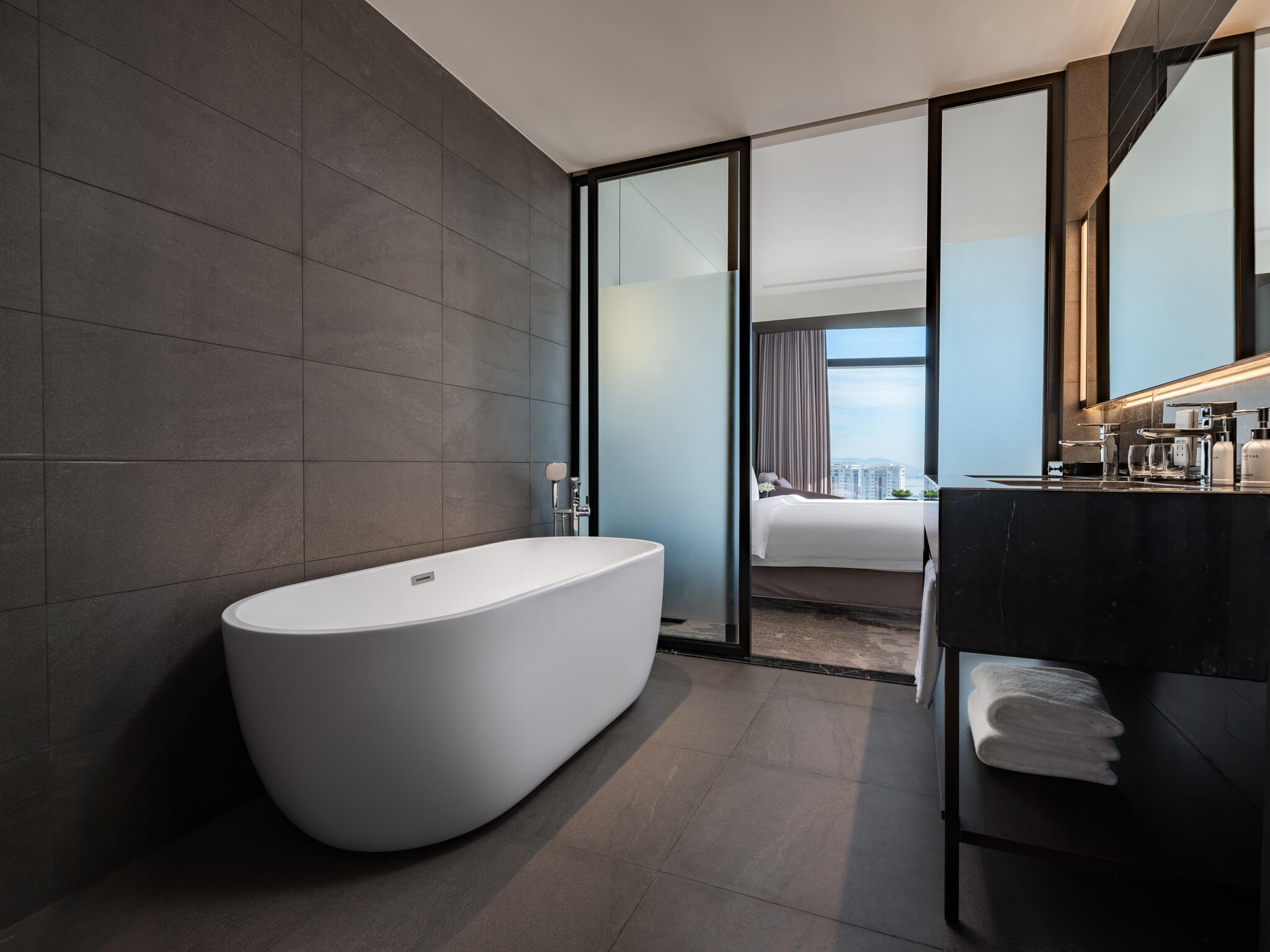 Premium Room Bathroom | Bay Capital Danang